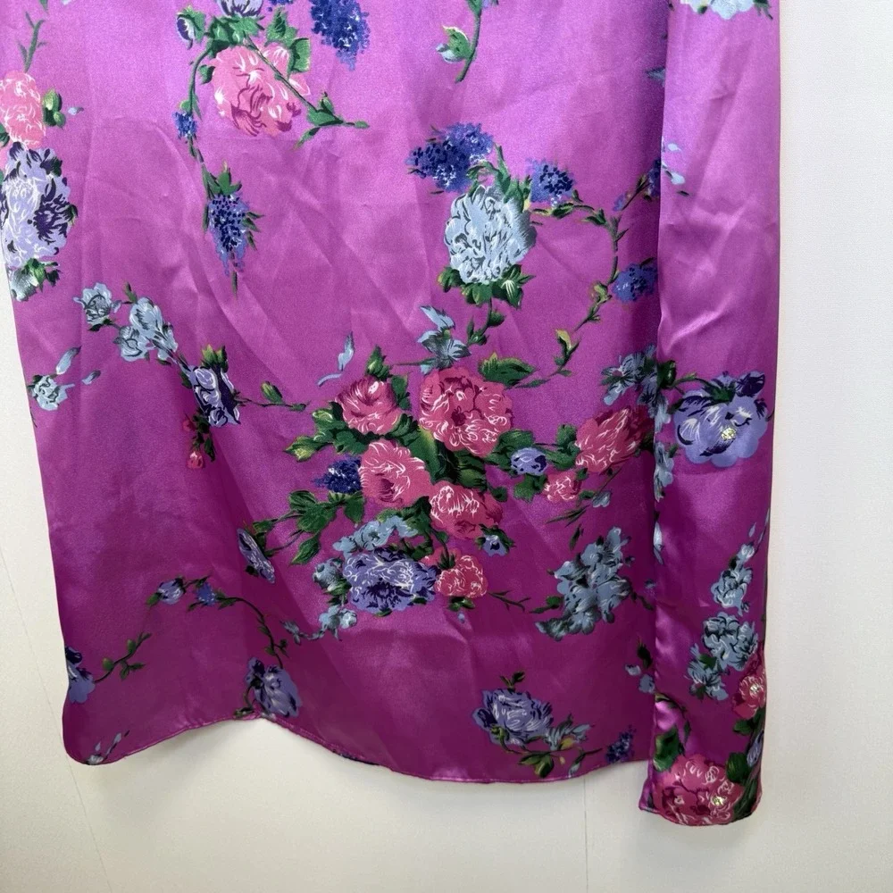 Vintage Xhilaration Y2K Satin Floral Coquette Feminine Fairy Skirt‎ Deadstock M